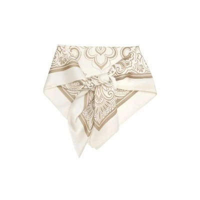 Lenço de algodão estampado